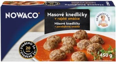 Nowaco Masové knedlíčky v rajské omáčce Nowaco