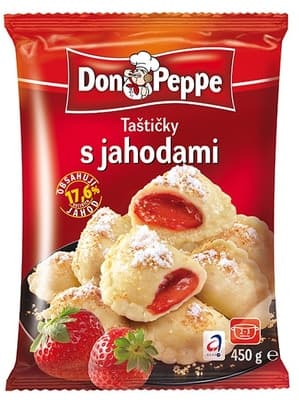 Don Peppe Taštičky s jahodami 450.0 g