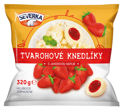 Severka Tvarohové knedlíky jahodové