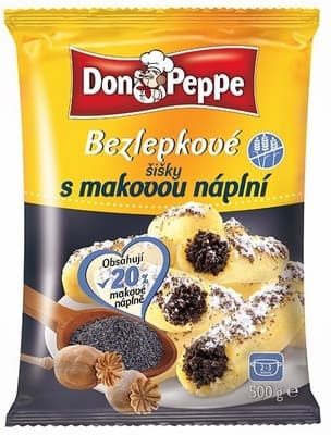 Don Peppe Bezlepkové šišky s makovou náplní