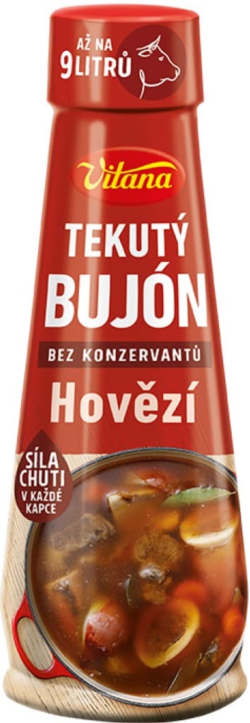 Vitana Tekutý bujon hovězí 180 ml