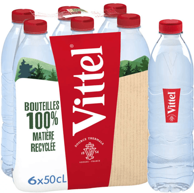 Vittel® Přírodní minerální voda, balení 6x 0,5L