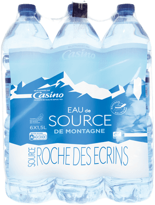 Casino Eau de Saurce de Montagne, alpská voda 6x1,5l