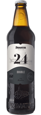 Primátor 24 Double, tmavé silné pivo, sklo 500.0 ml