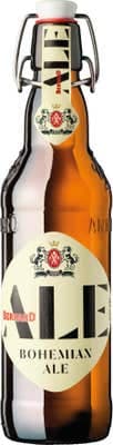Bernard Bohemian ALE, svrchně kvašené kvasnicové silné světlé pivo, sklo