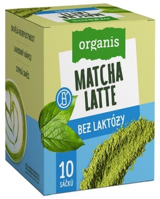 Organis Matcha Latte bez laktózy 10x 27 g
