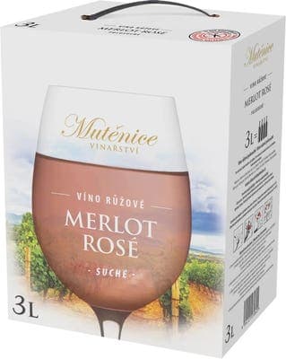 Vinařství Mutěnice Jumbo Bib Merlot rosé