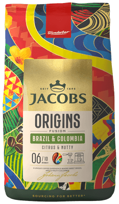 Jacobs Origins - Brazil & Colombia zrnková káva