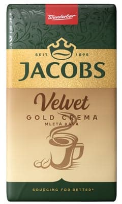 Jacobs Velvet Gold Crema mletá káva