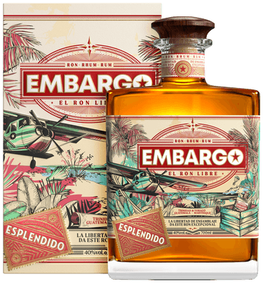Embargo Anejo Esplendido  rum 40% dárkový box