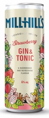 MillHills Strawberry Gin&Tonic RTD (6%)