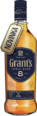 Grant's Triple Wood 8YO skotská whisky (40%)