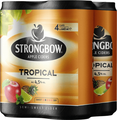 Strongbow Tropical (4,5%) 4x440ml