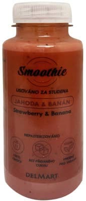 Delmart Banánovo jahodové smoothie