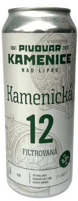 Pivovar Kamenice nad Lipou Kamenice 12° plech