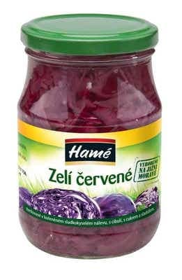 Hamé Červené zelí sterilované ve sladkokyselém nálevu s cibulí