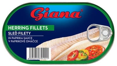 Giana Sleď filety v paprikové omáčce