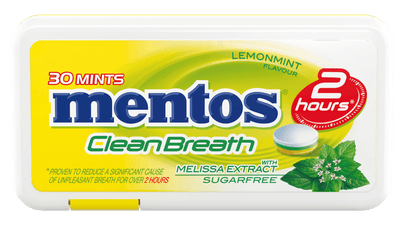 Mentos CleanBreath Lemon Melissa funkční bonbony