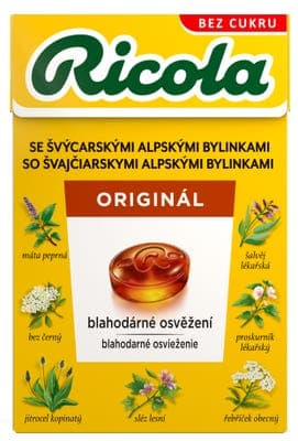 Ricola Bylinný originál 40.0 g