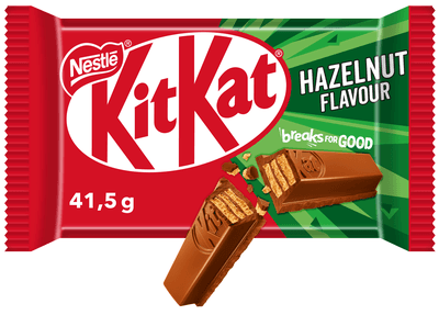 KitKat 4Finger čokoládová tyčinka s oplatkou a lískooříškovou příchutí