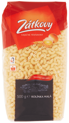 Zátkovy vaječné těstoviny Kolínka malá