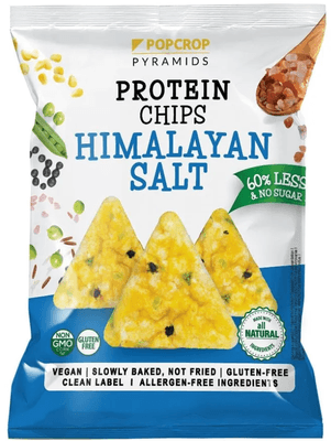 Popcrop Proteinové chipsy s příchutí Himalájské soli