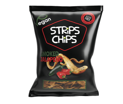 Strips Chips Smoked jalapeňo