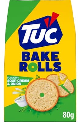 Tuc Bake Rolls přích Smetana a Cibule