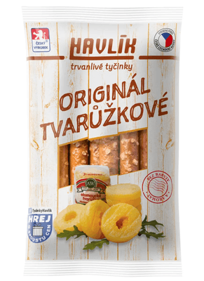 Havlík Trvanlivé tyčinky se sýrem a solí - Tvarůžkové