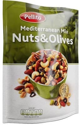 Pellito Směs arašídů a ořechů středozemní mix