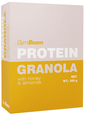GymBeam Proteinová granola s medem a mandlemi