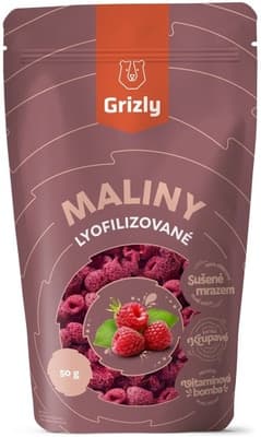 GRIZLY Maliny lyofilizované