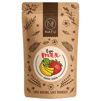 Natu Lyo mix jahoda & banán