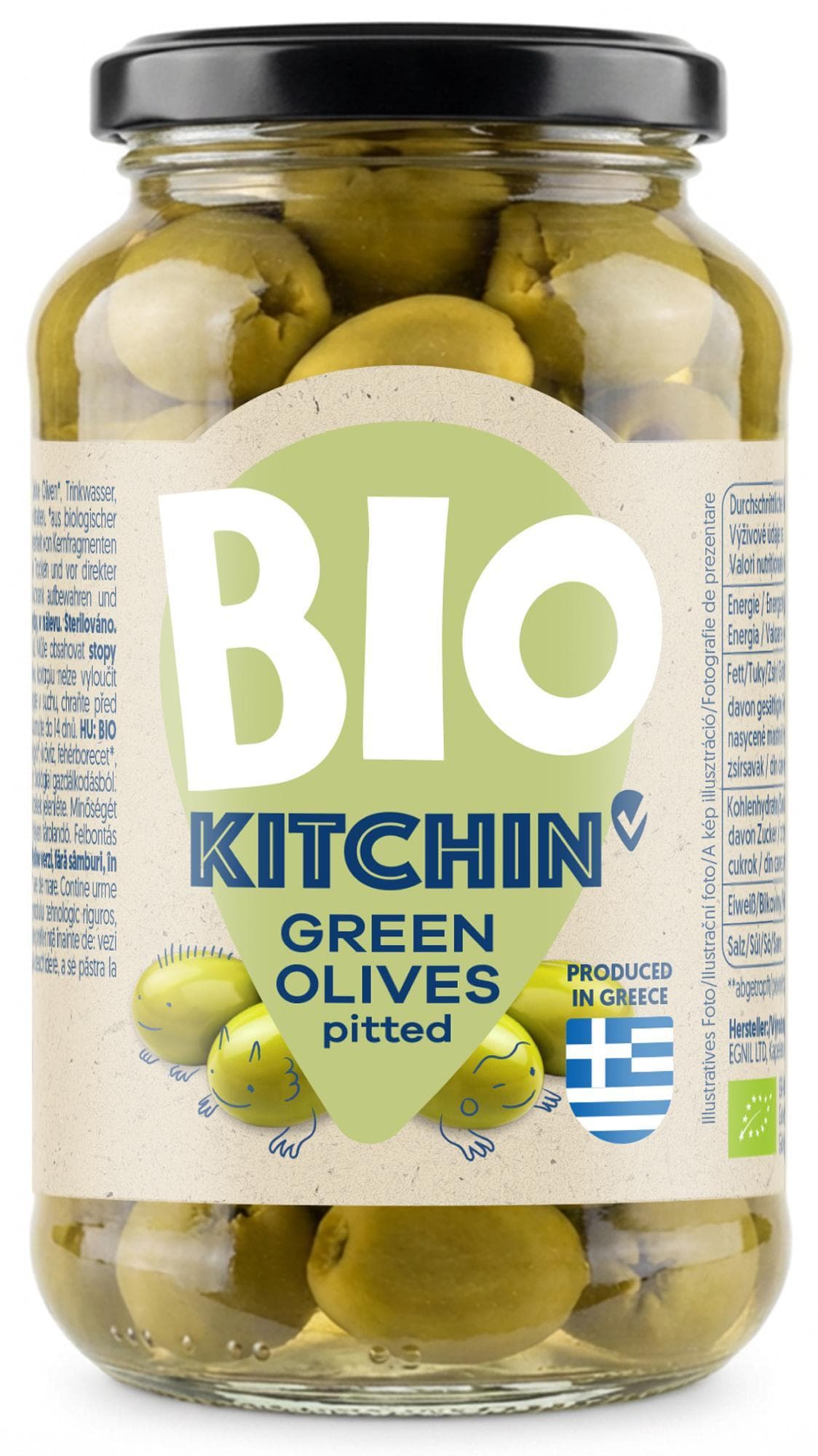 Kitchin BIO Zelené olivy