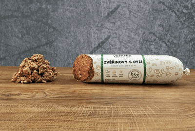 Vetamix Zvěřinový s rýží pro psy 850.0 g