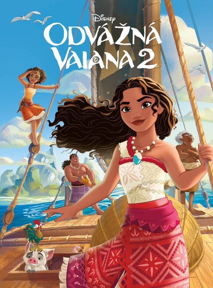 Disney Odvážná Vaiana 2 Příběh podle filmu 1 ks