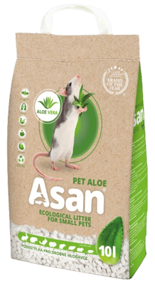 Asan Pet Aloe  podestýlka pro drobné hlodavce