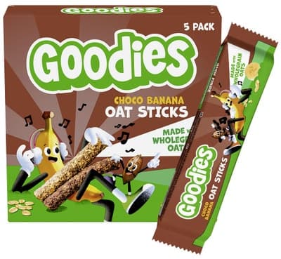 Goodies Ovesné tyčinky kakao-banán (5x 23 g) 115.0 g