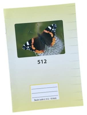 Papírna Martiník Sešit č. 512 -  A5, linkovaný, 10 listů
