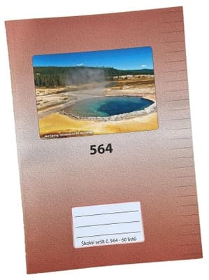 Papírna Martiník Sešit č. 564 - A5, linkovaný, 60 listů