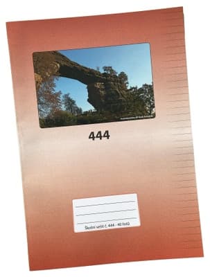 Papírna Martiník Sešit č. 444 - A4, linkovaný, 40 listů