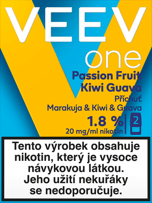 VEEV ONE Passion Fruit Kiwi Guava 2 náplně do e-cigarety