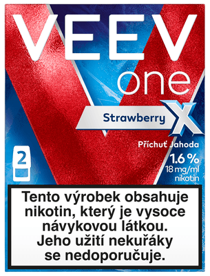VEEV One Strawberry X 2 náplně do e-cigarety