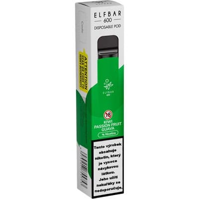 ELF BAR 600 Kiwi Passion Fruit Guava, 20 mg