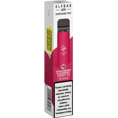 ELF BAR 600 Strawberry Raspberry Cherry Ice 20 mg