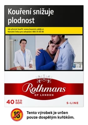 Rothmans S-Line 40s Red