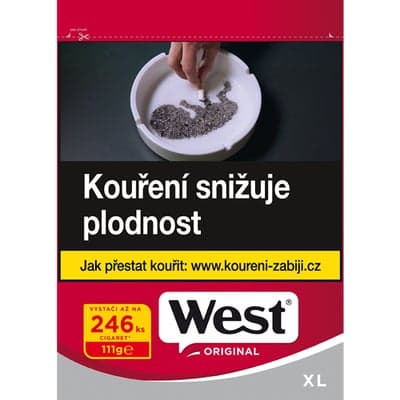 West Red 98 g, dóza - cigaretový tabák