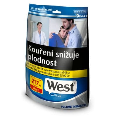 West Blue, 98 g  - cigaretový tabák