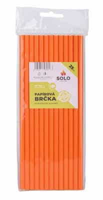 SOLO Brčka papírová 25ks