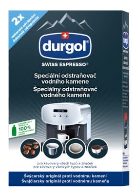 Durgol Swiss Espresso Odstraňovač vodního kamene, 2x 125 ml